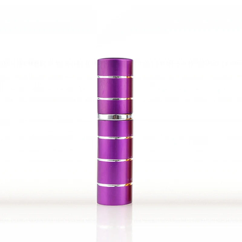 10ml Purple 50 шт./лот, 10 мл,, стеклянный парфюмерный флакон с распылителем, анодированное алюминиевое пустое стекло для путешествий, многоразовый спрей - Цвет: 10ml Purple