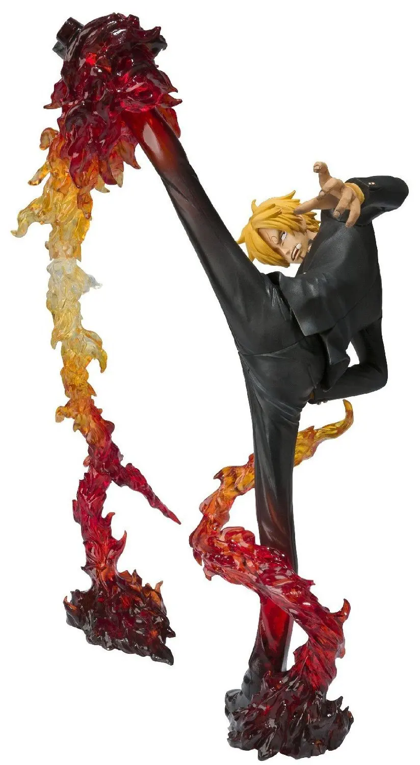 Японский комикс аниме Bandai Tamashii One Piece Adventure Sanji Diable Jambe Flambage Shot экшн фигурка