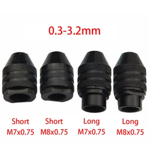 Патрон для дрели M8x0.75M7x0.75, 0,3-3,2 мм