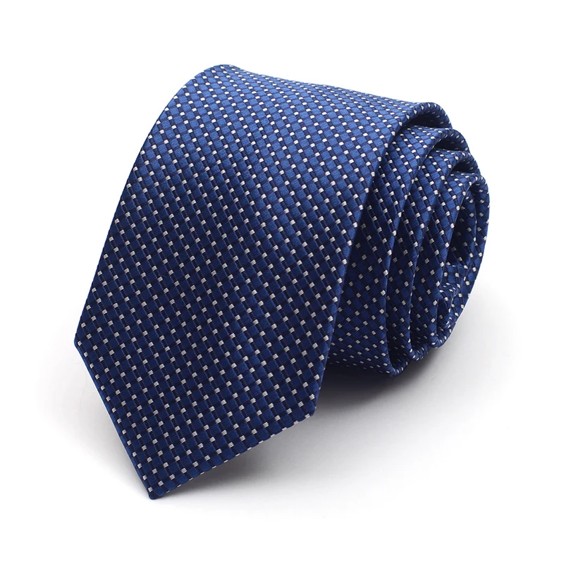 

2019 New Arrivals High Quality Men Tie Plaid Solid Color Neckties Business Formal Party Wedding Groom Ties For Men with Gift Box