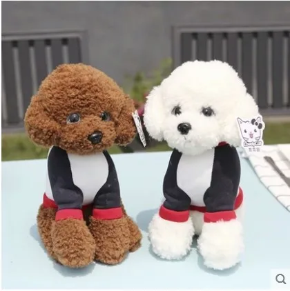 Free shipping Simulation teddy dog toy puppy doll for l girl chirstmas and lnew year gift | Игрушки и хобби