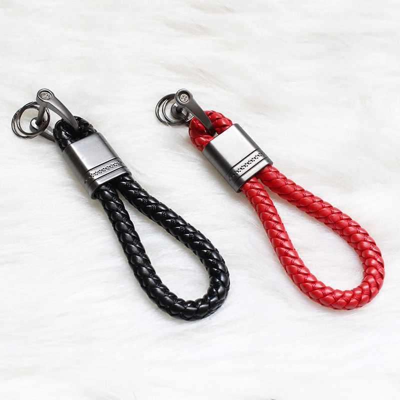 Ручная вязанная Пряжка подковы автомобильный брелок для ключей Автомобильный