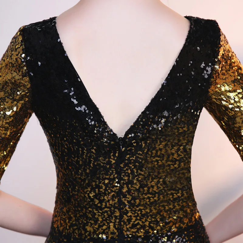 Новое поступление элегантное вечернее платье FADISTEE с рукавом до локтя длинное