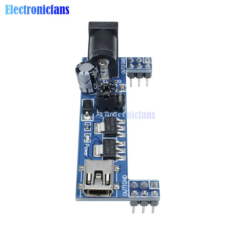 Макетная плата MB102 5 шт. модуль питания постоянного тока 3 В для безsolderless Mini USB