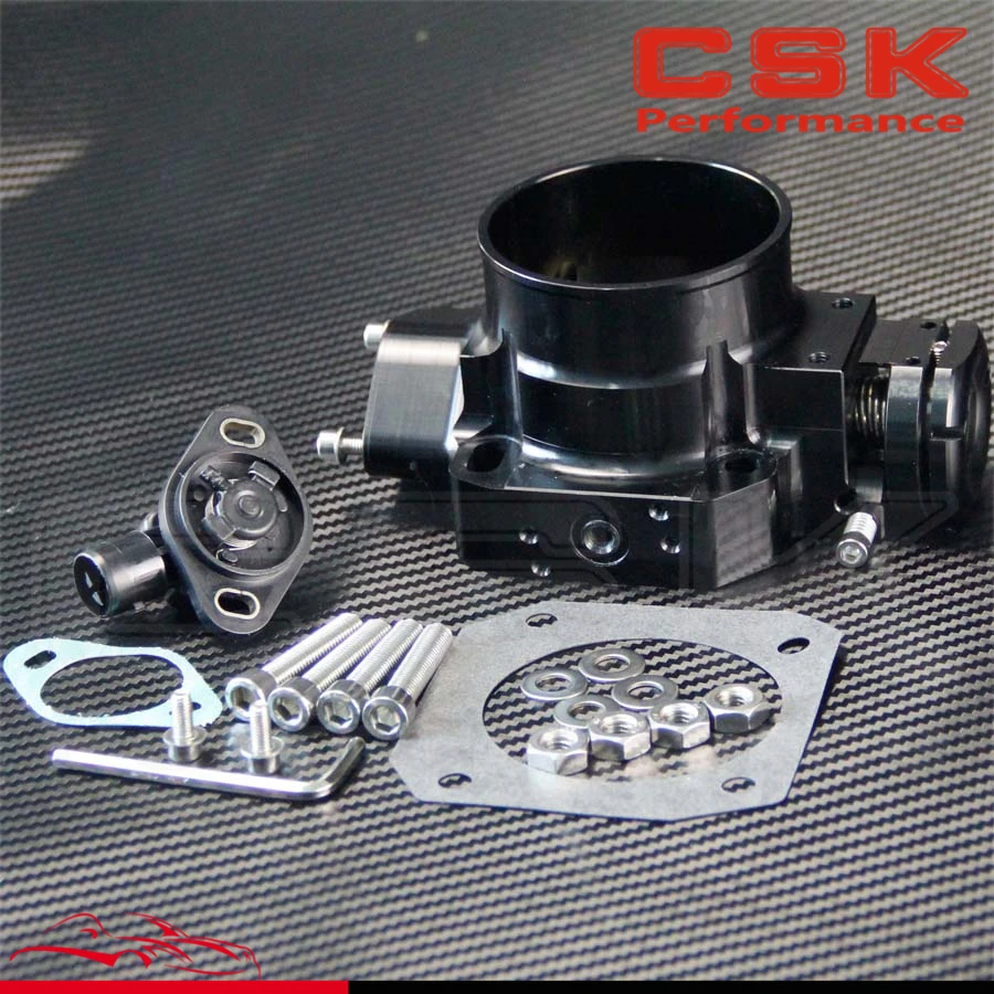 Обновленный корпус дроссельной заслонки 70 мм + TPS для Honda Civic Integre D/B/F/H Series Black|70mm