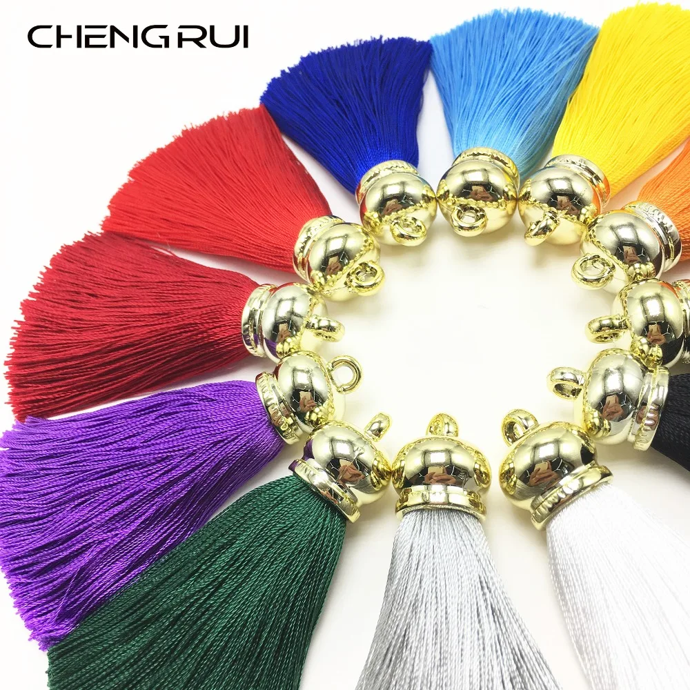 CHENGRUI L07 7 см бахрома шелковая кисточка отделка бахромой кисточки для одежды штор