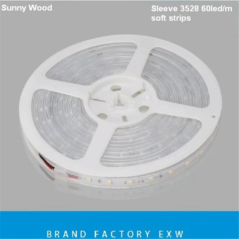 Водонепроницасветодиодный светодиодные ленты 5 м/рулон SMD 3528 60 шт./м 12 В