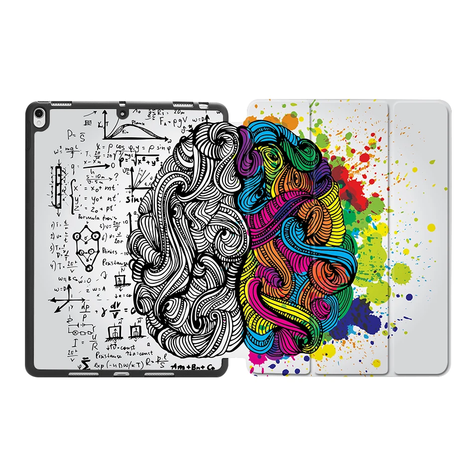 IPBC09 MTT Brain чехол с граффити для iPad Pro 10,5 дюймов Мягкий ТПУ задняя крышка из искусственной кожи складной смарт-чехол для iPad Air 10,5 '' чехол для планшета - Цвет: IPBC09