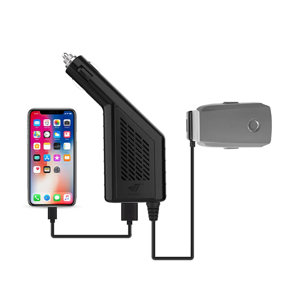 Flight батарея автомобиля зарядное устройство для DJI MAVIC 2 Pro зум Drone с USB порты и