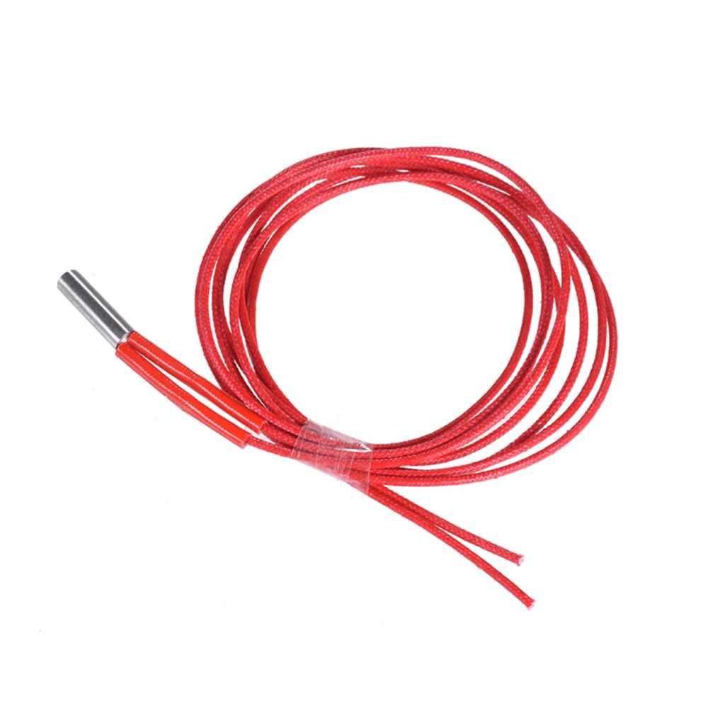 

4pc/lot Anet 3D Printer Parts Single End Cartridge Heater Heating Tube 1m 12V 40W 6*20mm with thermistor 1.1m 100K