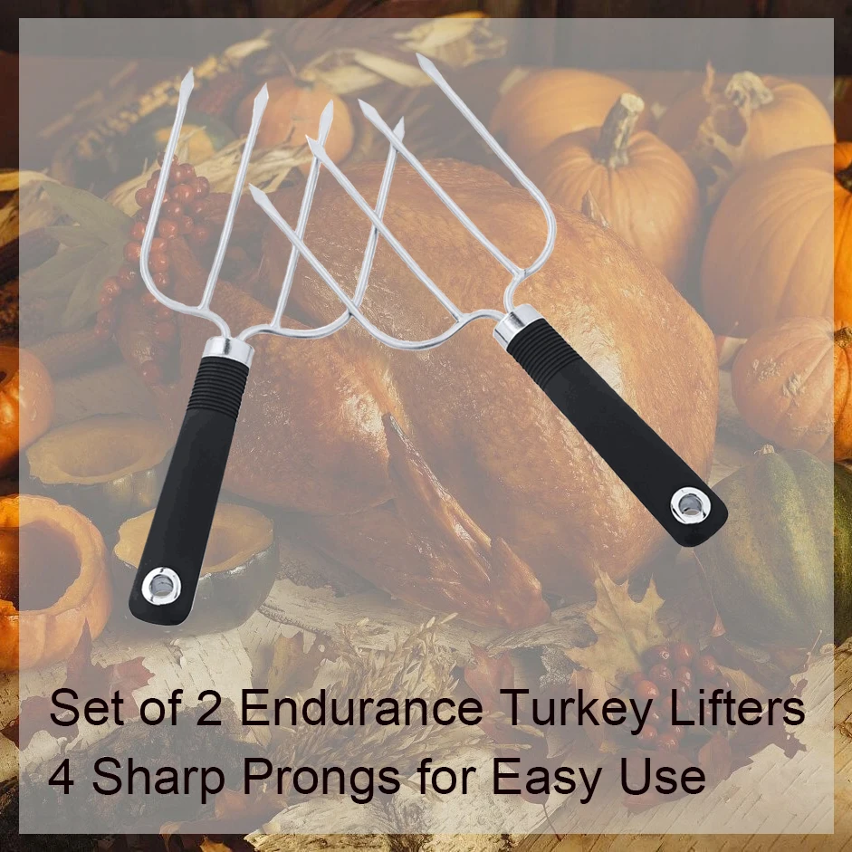 Новая Турция подъемник набор вилок Нержавеющая сталь подъемники и птицы когти