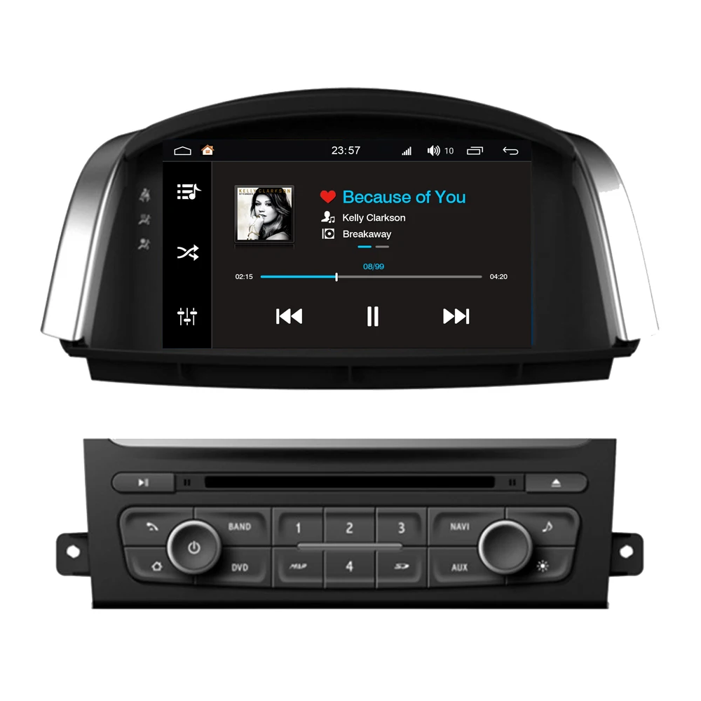 RoverOne Android 8,0 Автомобильная Мультимедийная система для Renault Koleos Радио Стерео DVD gps навигация медиа музыкальный плеер PhoneLink