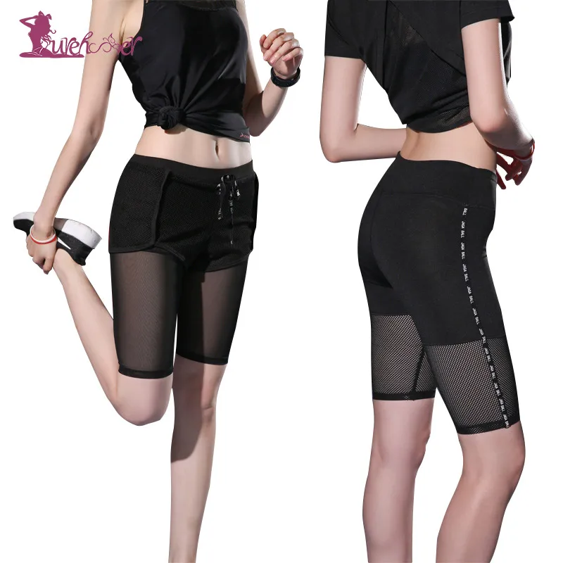 Женские быстросохнущие шорты для фитнеса Lurehooker однотонные дышащие бега