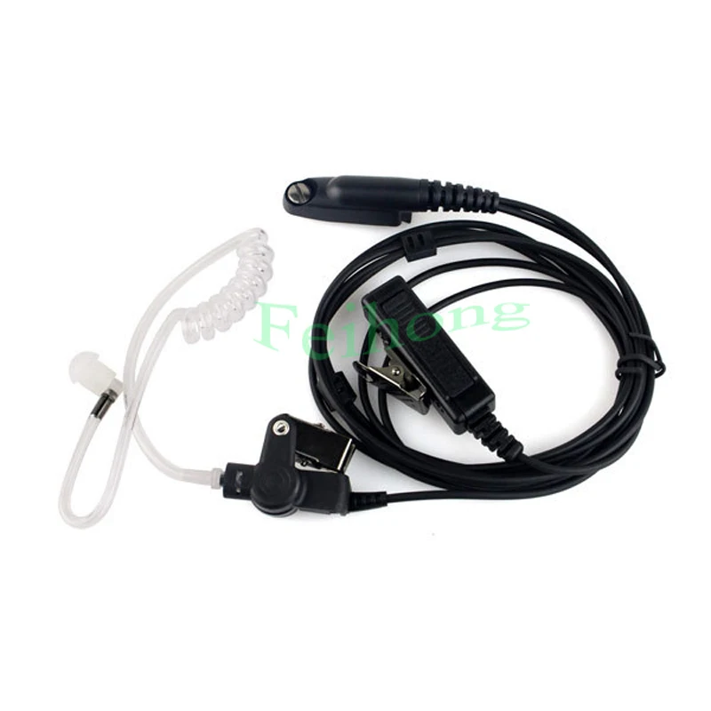 PTT MIC Скрытая акустическая Трубная гарнитура для Motorola GP328plus GP338plus GP344 GP388