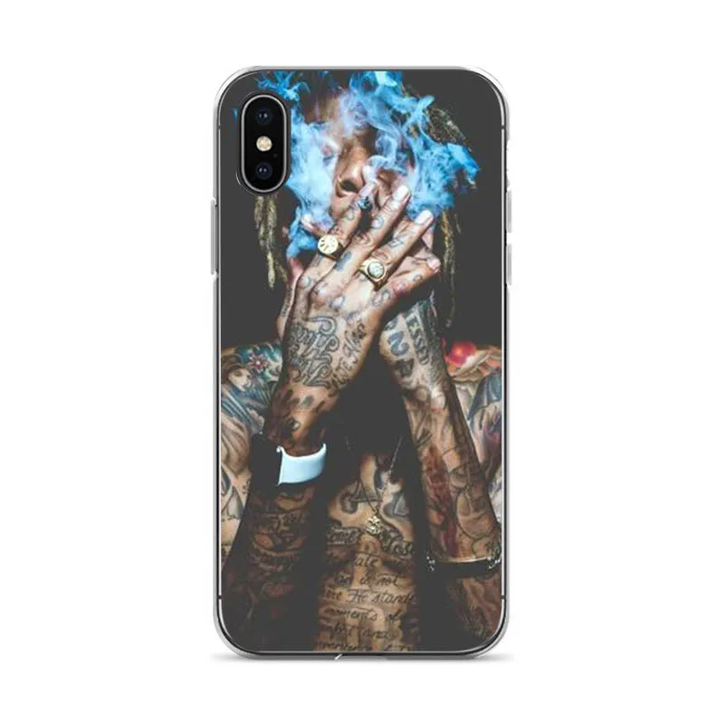 Мягкий силиконовый чехол HOUSTMUST Aiboduo Wiz Khalifa для iPhone 8 8plus 7 7plus 6s plus 5 5S SE XSMax X XS XR из