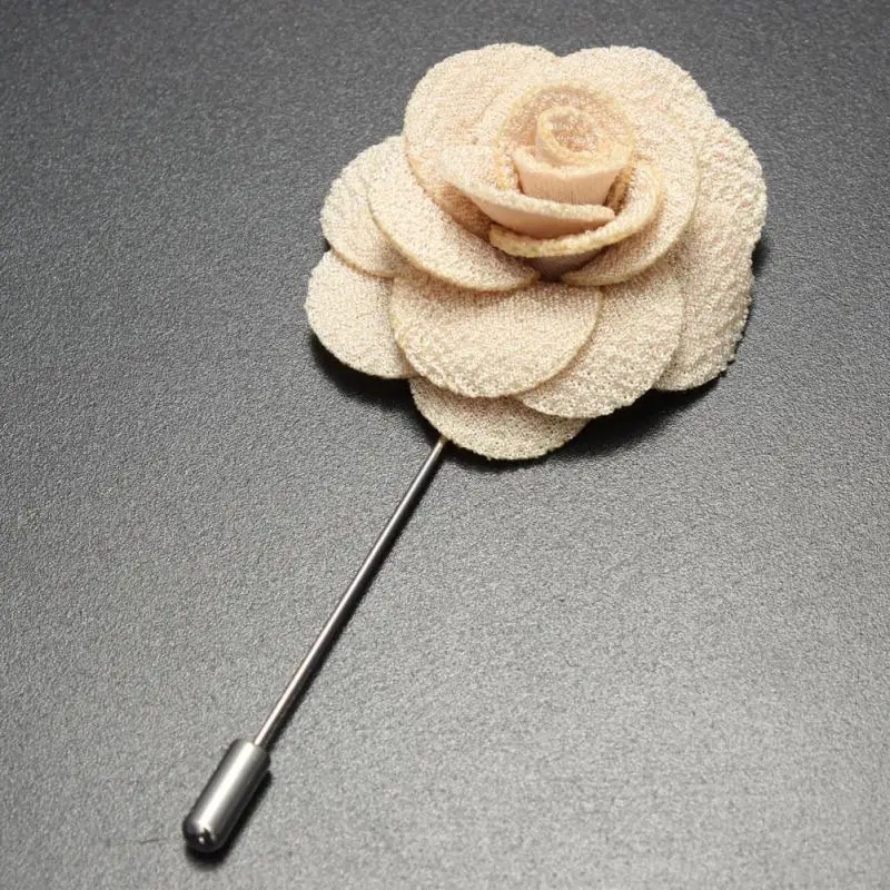 Высокое качество ручная работа Цветочная бутоньерка заколка-карандаш мужской