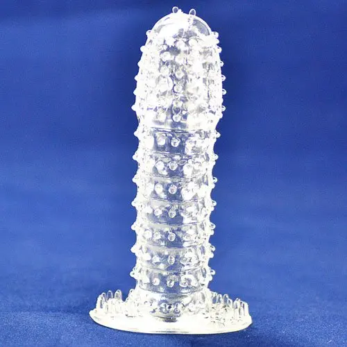 Мужской кабель-удлинитель с мягкими шипами Секс продукт Хрустальный пенис для