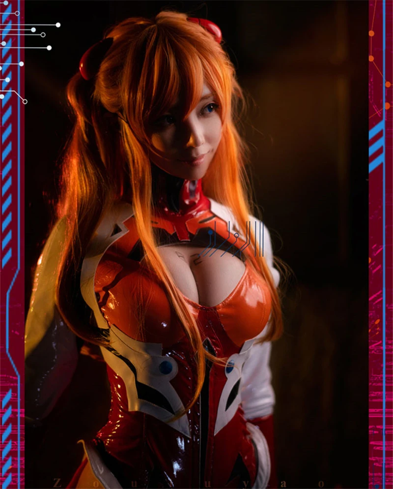 EVA Ver Asuka Langley Soryu косплей японский карнавальный костюм рождественские костюмы женские униформы комбинезоны EVA одежда