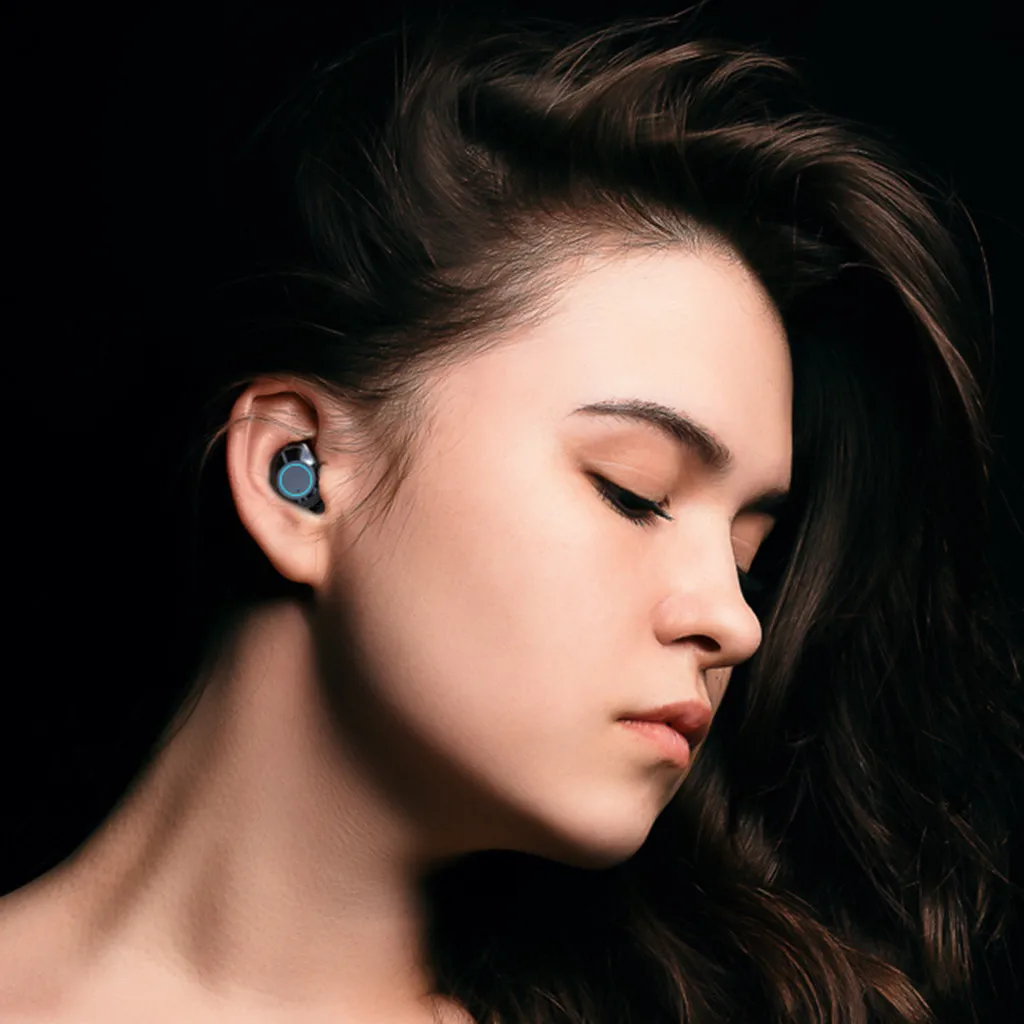 Новинка, супер звук, T8, беспроводная Bluetooth гарнитура, бинауральные 5,0, в уши, маленькие, мини, 3D стерео, невидимые, спортивные, IPX6, водонепроницаемые наушники