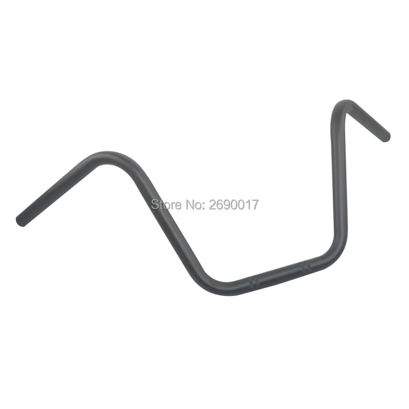 22 мм 7/8 &quotстальной руль мотоцикла High Rider Bars Кафе Racer Cruisers хром черный | Автомобили и