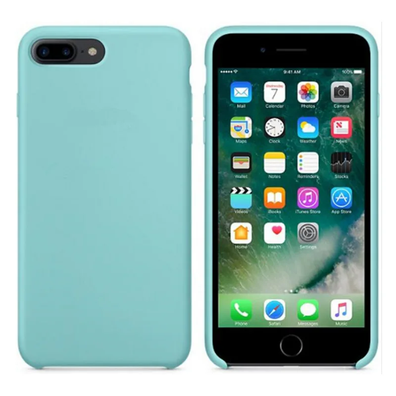 Оригинальный чехол XINDIMAN для iphone5 5S 6 6s plus однотонные жидкие силиконовые чехлы iphone7