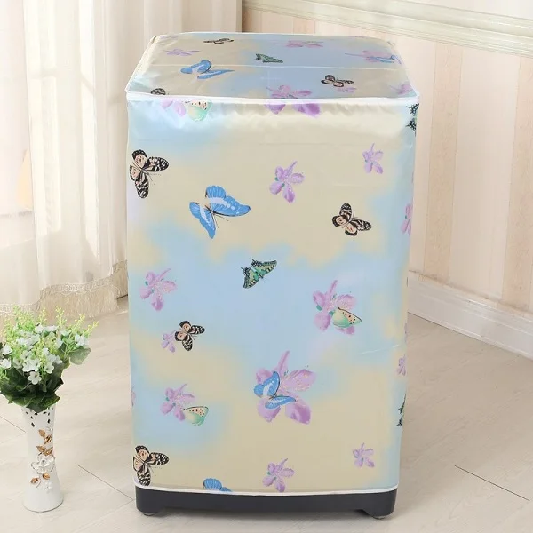 Pattern 9 Рисунок hello kitty цветочный атласный ткань утолщаются стиральная машина водонепроницаемый чехол от пыли солнцезащитный чехол для стиральной машины шкаф - Цвет: Pattern 9