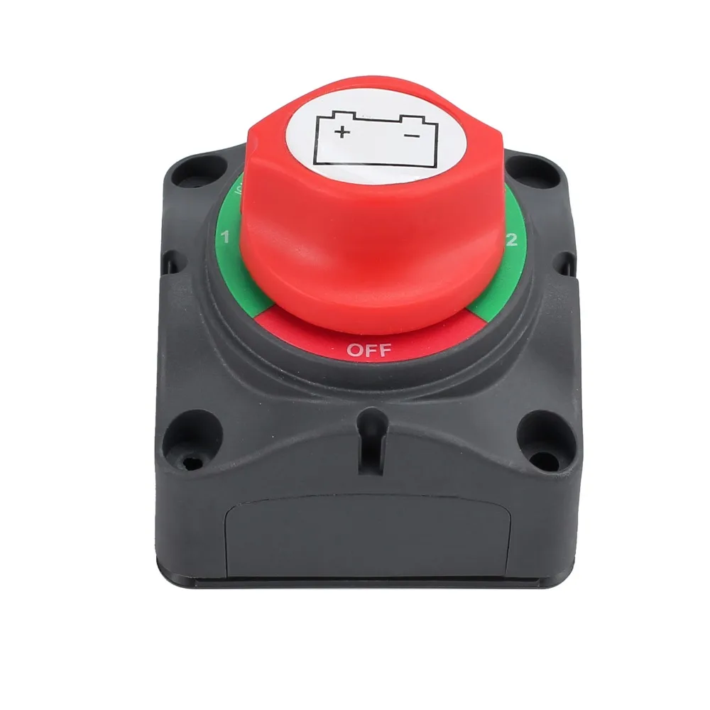 AUTOUTLET двойной батарея изолятор морской выключатель 4 позиции 300 ампер 12 В батарея переключатель для лодки морской караван двойной системы изолятор