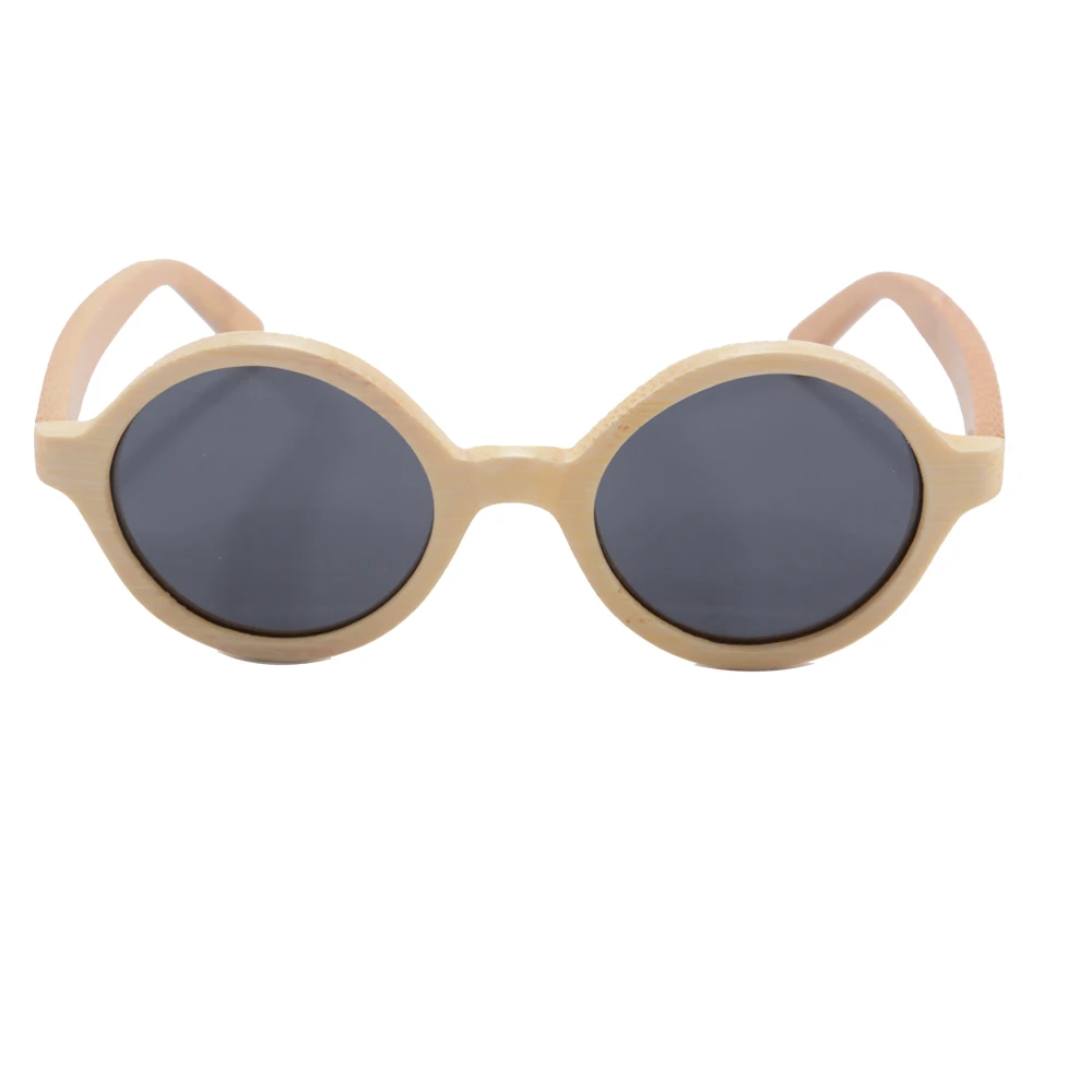 Солнцезащитные очки поляризационные для мужчин и женщин круглые деревянные