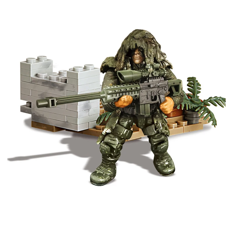 Современные Военные Коммандо Sirius HawkEye снайперские армейские фигурки