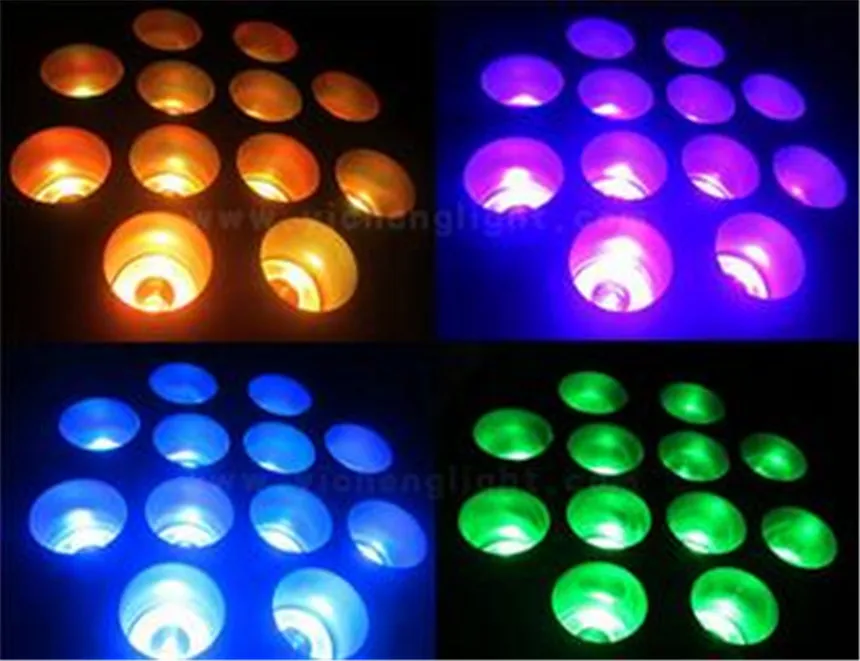 4 pz/lotto 12x12 W Con кейс для полетов 150 LED Fascio движущийся головной свет dj оборудование RGBW