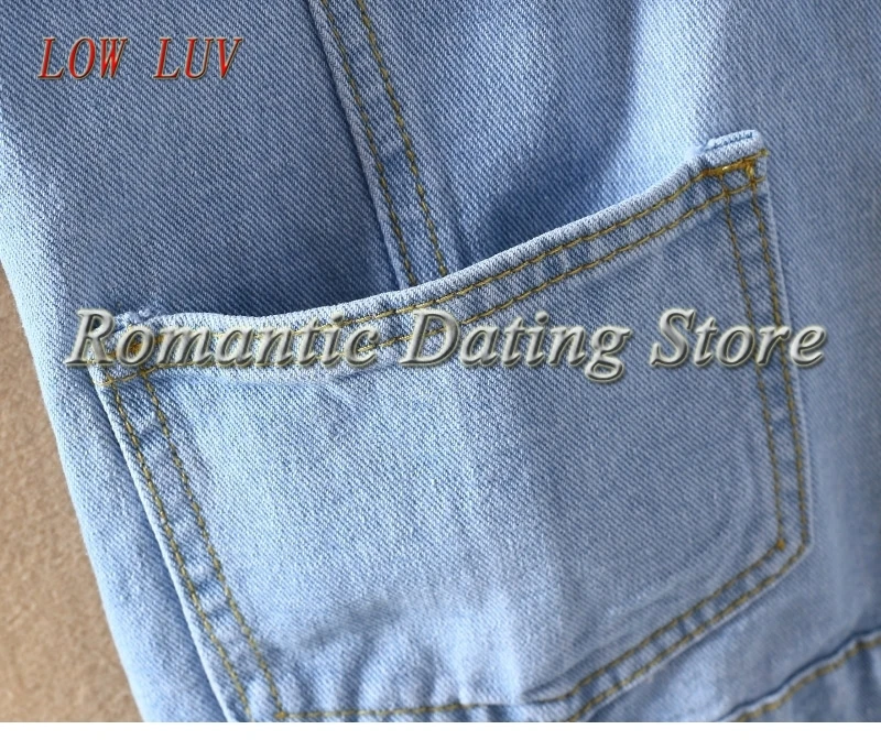 Женское джинсовое пальто с длинным рукавом повседневное тонкое вышивкой верхняя