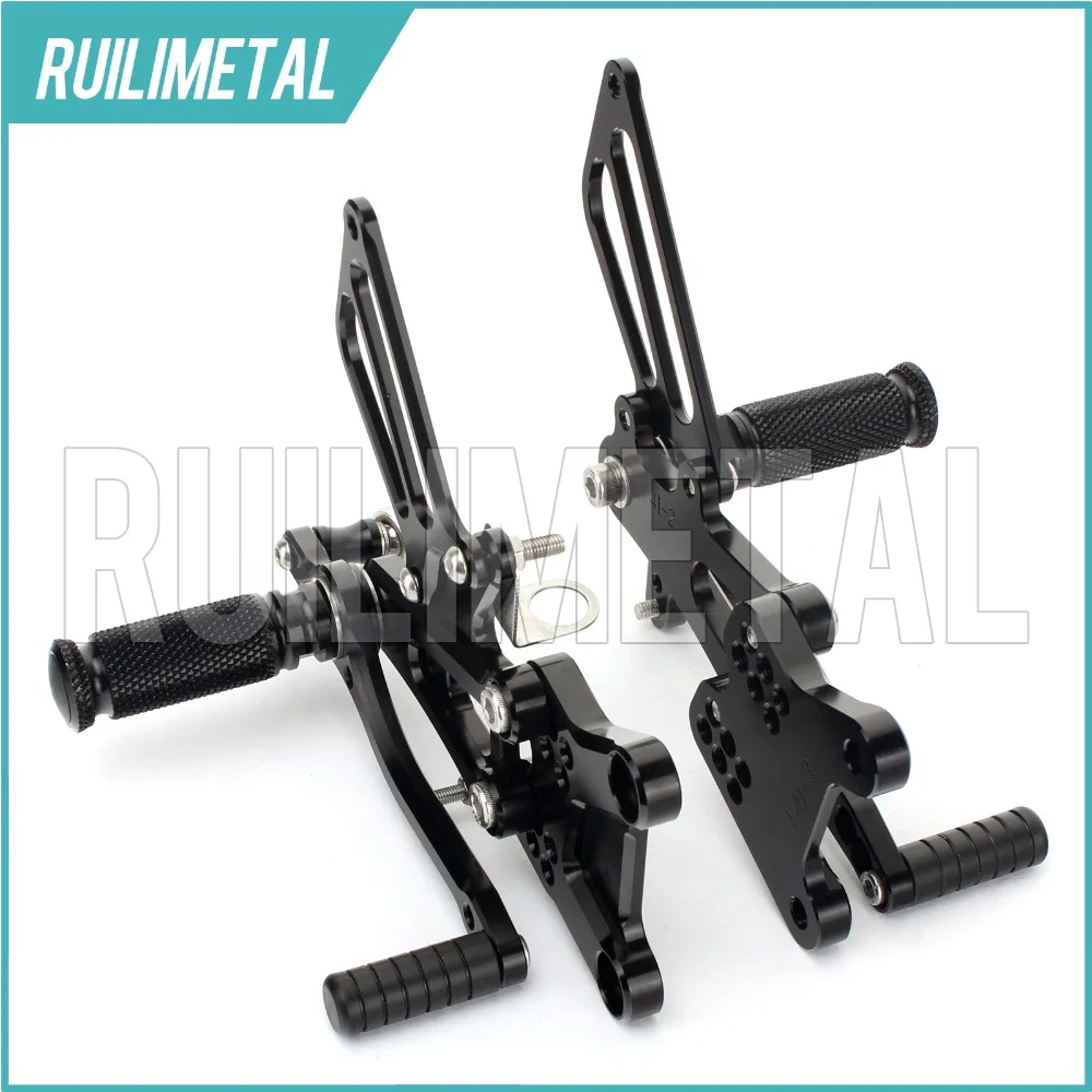 CNC алюминиевый регулируемый задний набор подножек для HONDA CBR 600 F4i 01 07 02 03 04 05 06|rear