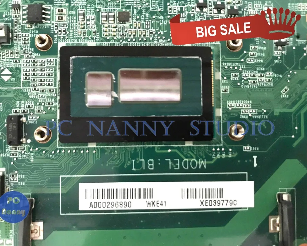 PCNANNY A000296890 для Toshiba L55 B материнская плата ноутбука DA0BLIMB6F0 с i5 4210U DDR3