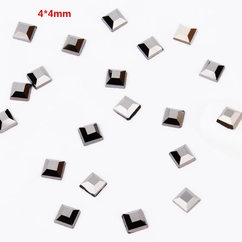 14 50pcs Новые серебристо-серые стразы для дизайна ногтей 20 шт./упак. плоская форма каплевидные Прямоугольные Стеклянные стразы камни для украшения ногтей 3D - Цвет: 14 50pcs