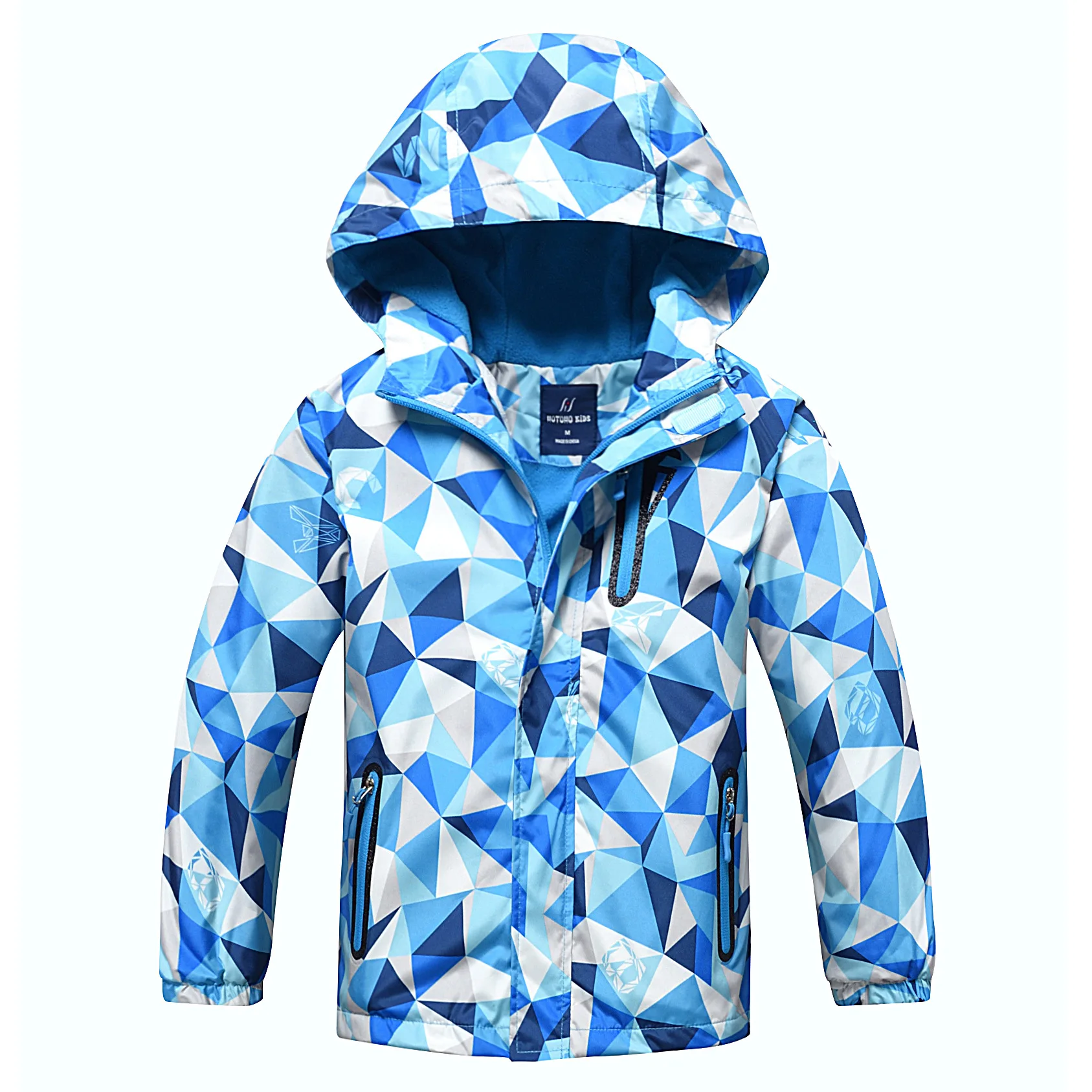 

New style children's jacket hiking jacket windproof waterproof warm children's fleece boy and girl outdoor coat