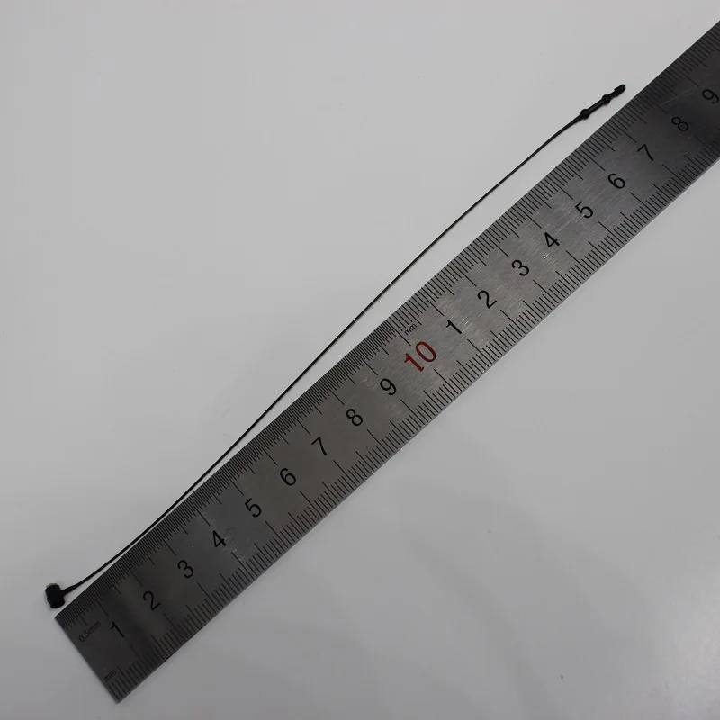 5000 шт./лот 7 &quotЧерная подвесная бирка нить бирки для одежды пластиковая защелка