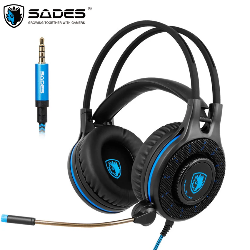 Sades SA936 Игровые наушники стереогарнитура для игр шлем с микрофоном 2016 Новинка Xbox