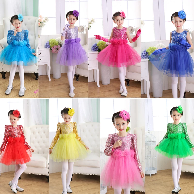 Детское балетное платье без рукавов с длинным рукавом|Балет| |