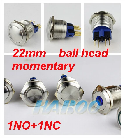 1 шт. Бесплатная доставка 22 мм переключатель Высокое качество антивандальный