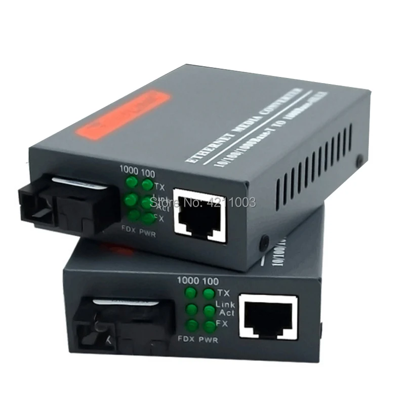 

2 Pair HTB-GS-03 A/B Gigabit media converter fiber optic 1000Mbps SC Port,Gigabit Fiber Optical Media Converter 1000Mbps