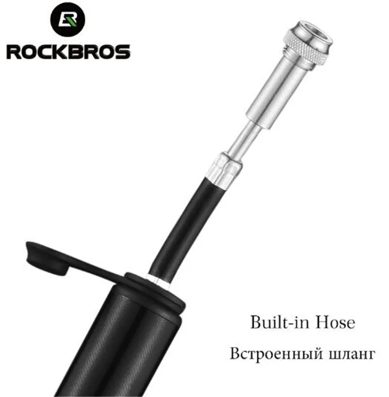 Воздушный насос ROCKBROS для велосипедного велосипеда Надувное колесо 160PSI воздушный