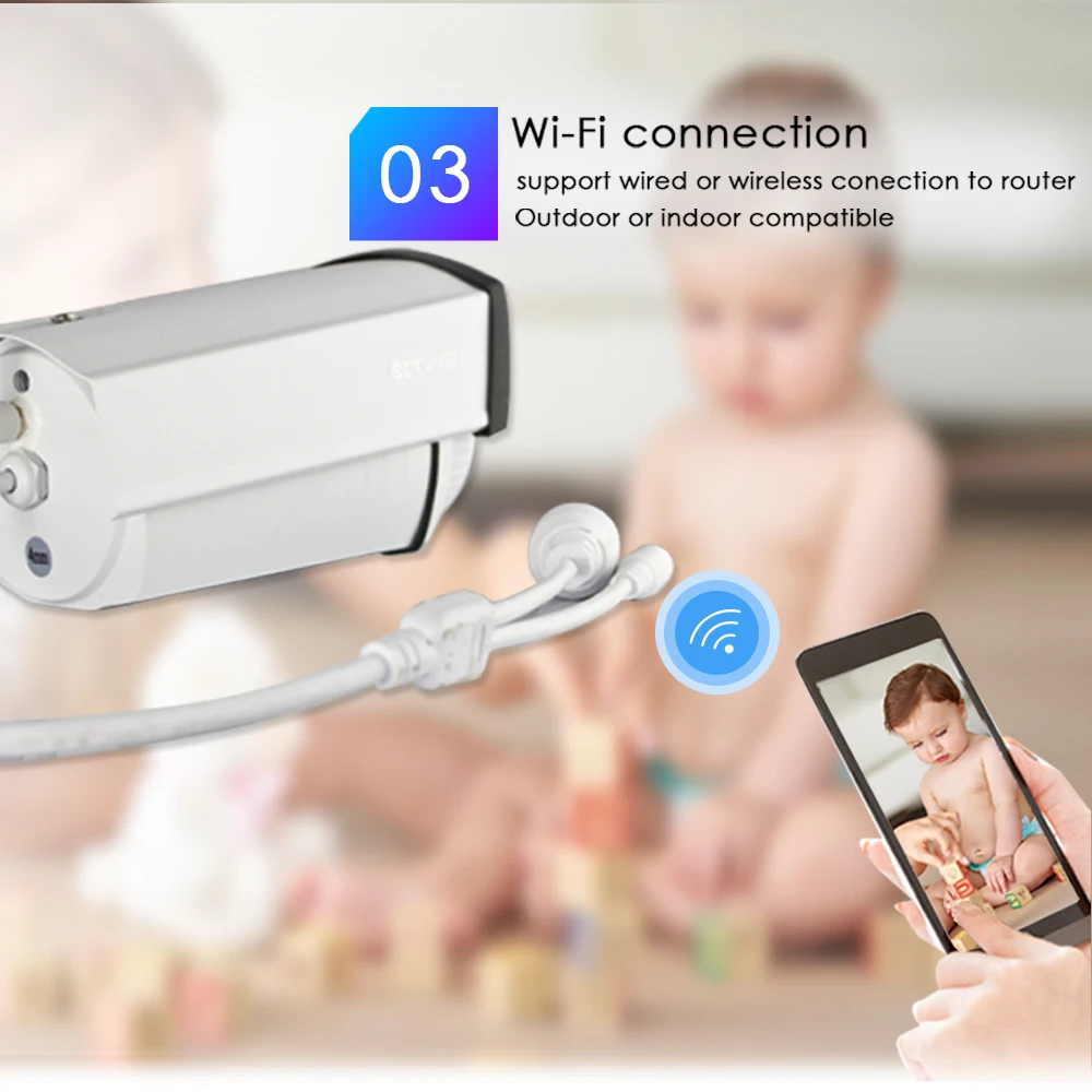 CTVMAN IP Camera Wifi Outdoor 720p Home Infrared Wi-fi Cameras CCTV Security Support Andriod IOS SD Card Camara de Vigilancia |