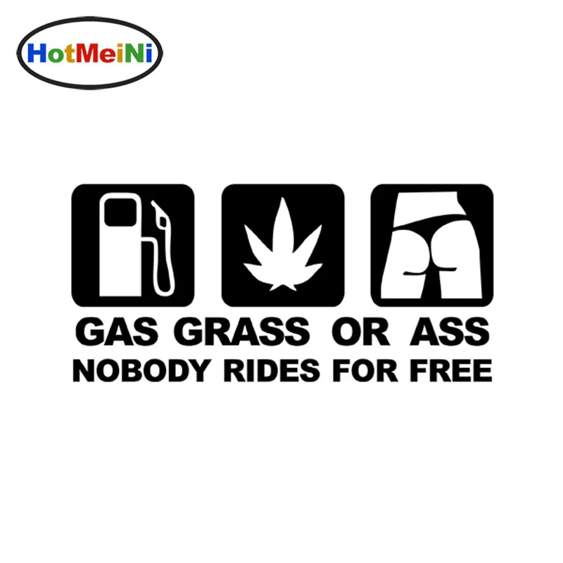 HotMeiNi 16*7 5 см автомобильный Стайлинг GASS GRASS ASS JDM забавная Автомобильная Наклейка