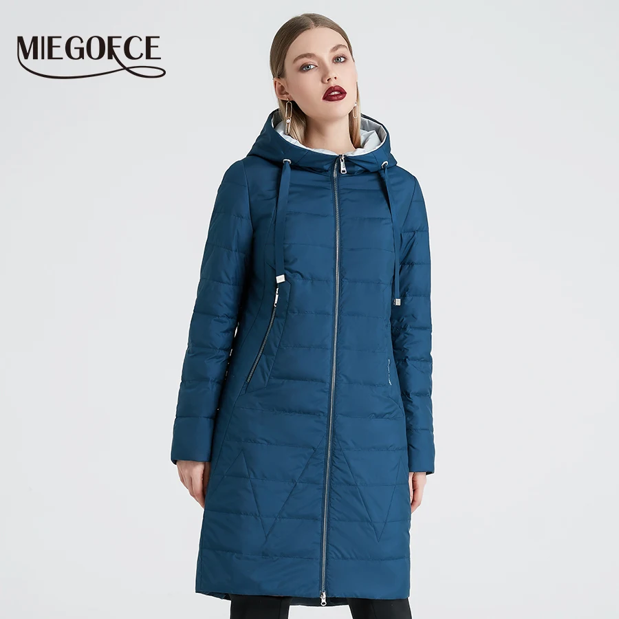 MIEGOFCE 2019 Весенняя осенняя куртка женское пальто ветрозащитный теплый европейской