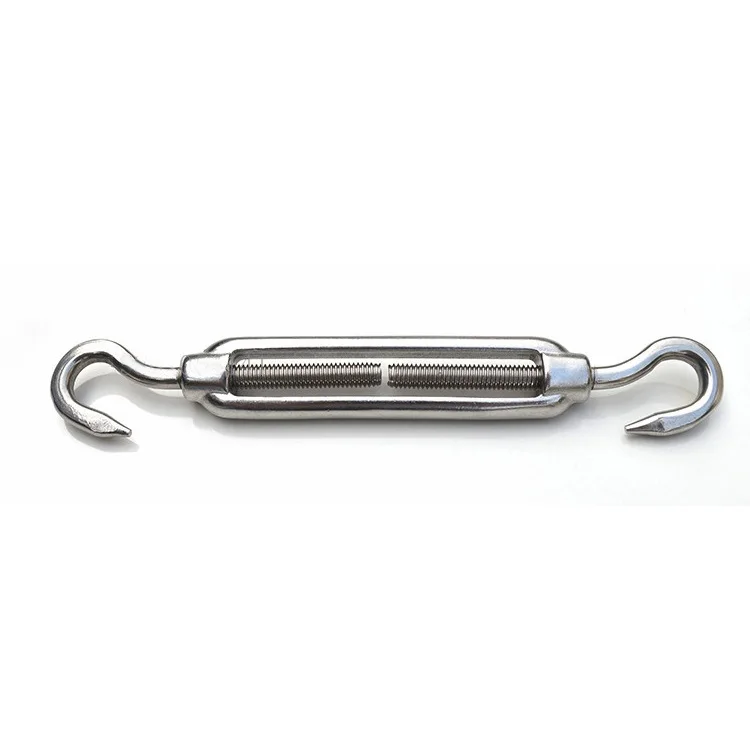 10 шт./лот 304 крючок стяжка из нержавеющей стали M4 Регулируемая цепная