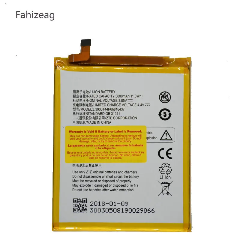 Fahizeag Li3930T44P6h816437 батарея Запчасти для ZTE Vodafone Smart V8 VFD710 VFD-710 | Мобильные телефоны и