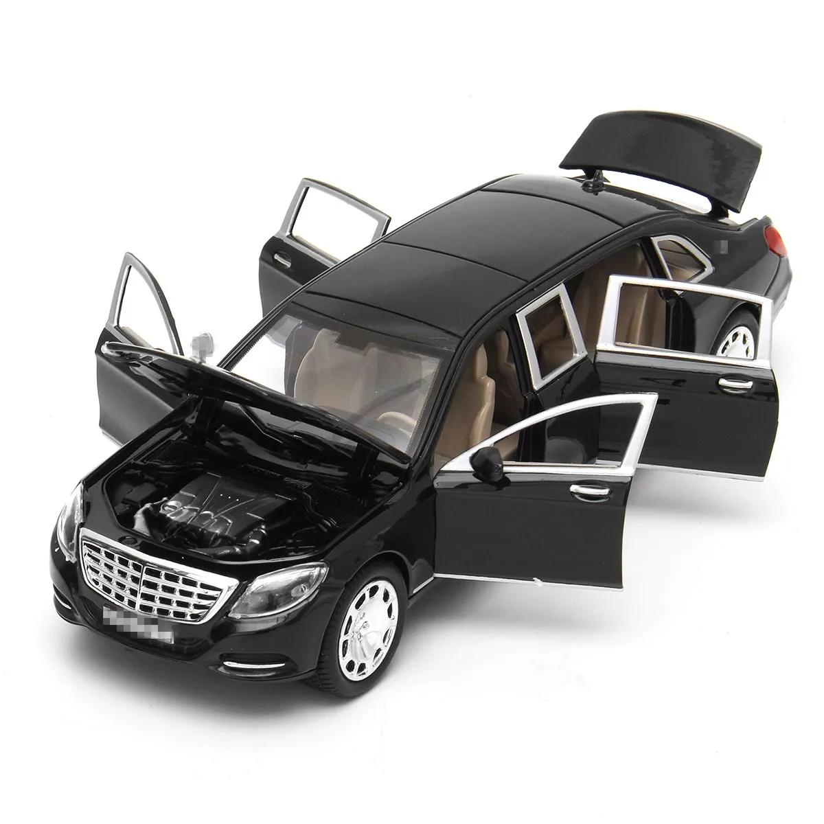 1:24 для Mercedes Maybach S600 люкс литой модельный автомобиль коллекция игрушек для детей Подарки для взрослых Рождественский подарок игрушка