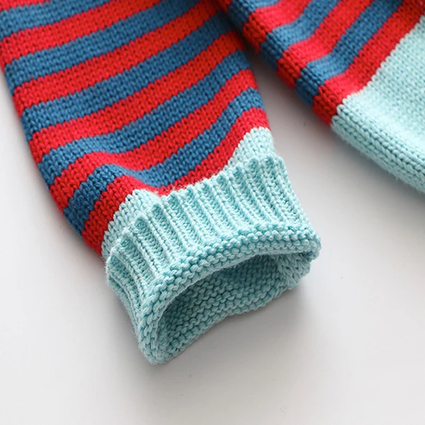 Лидер продаж Детский свитер новый толстый хлопковый ручной работы ярких цветов с