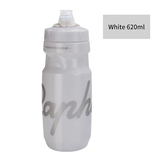 White 620ML Rapha 620-750 мл велосипедная бутылка для воды BPA бесплатно 76-105 г герметичные силиконовые велосипедные спортивные бутылки для воды Запираемые велосипедные бутылки для воды - Цвет: White 620ML
