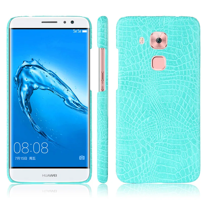Чехол для Huawei Nova Plus MLA L03 L11 Жесткий ПК с крокодиловым лицевым покрытием + задняя